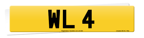 Registration number WL 4